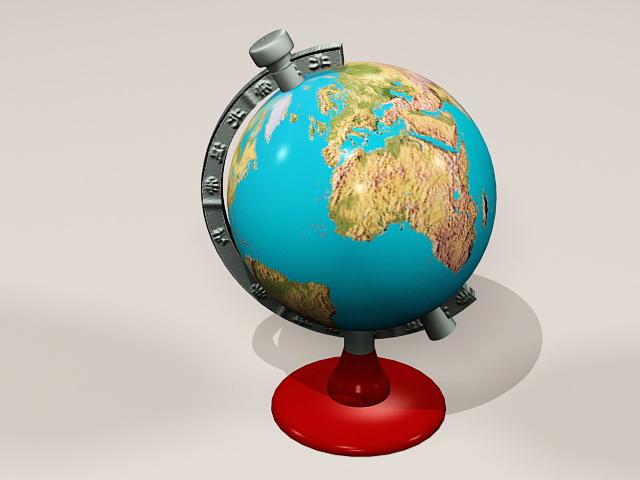 Explorer Globe 3d rendering