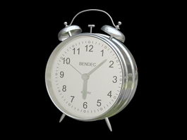 Vintage Alarm Clock 3d model preview