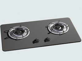 Gas Burner Stove 3d preview