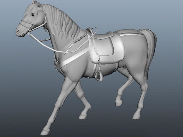 Animated Horses Running 3d model - CadNav