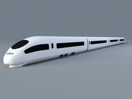 Chinese High Speed Rail Train 3d preview