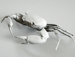 Crab Sculpture 3d model preview