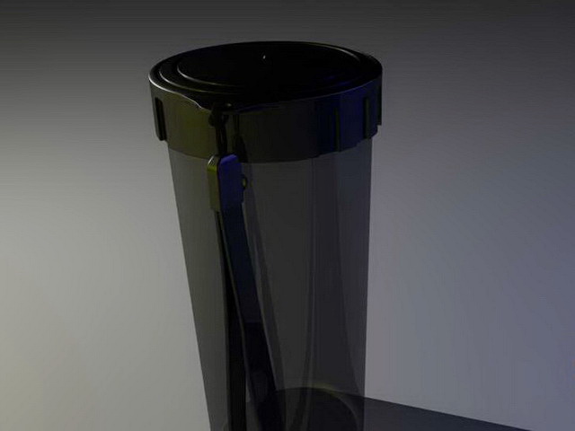 Sports Drink Bottle 3d rendering