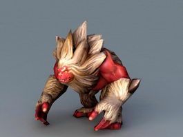 Ape Monster 3d model preview