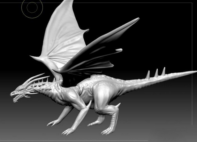 Cool Dragon 3d model Zbrush files free download - modeling 44692 on CadNav