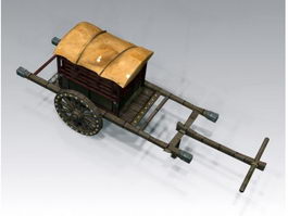 Medieval Wagon 3d preview