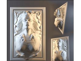 High Relief Woman 3d preview