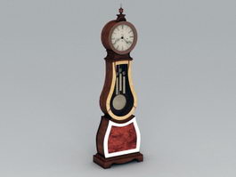 Antique Floor Clock 3d model preview
