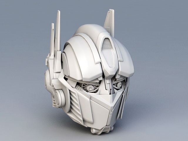Optimus Prime Head 3d rendering