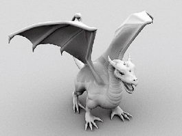 Dragon Statue 3d preview