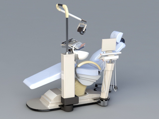 Dental Chair 3d rendering