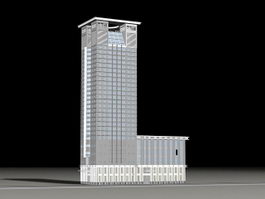 Tall Office Building 3d model preview