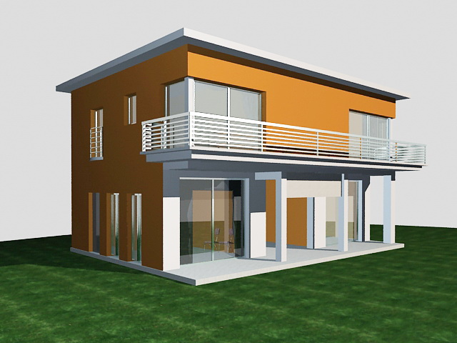 Small Country Villa 3d rendering
