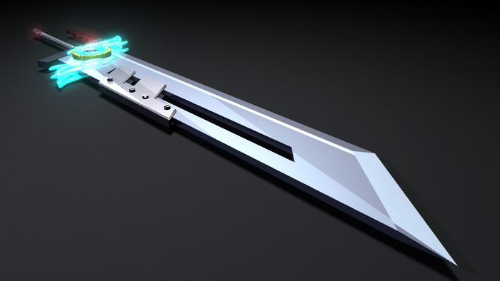 Futuristic Energy Sword 3d model Maya files free download - CadNav