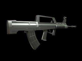 QBZ-95 Chinese Rifle 3d model preview