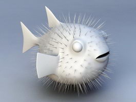 Globefish Diodon Nicthemerus 3d model preview