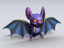 Devil Bat Cartoon 3d preview