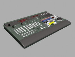 Old Synthesizer 3d preview