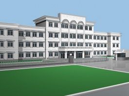 Local Government Building 3d model preview