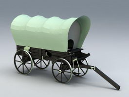 Covered Wagon 3d preview