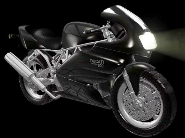 Ducati 800SS 3d rendering