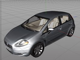 Fiat Grande Punto 3d model preview