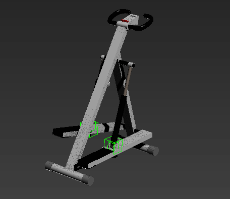 Animated Stepper Machine 3d rendering