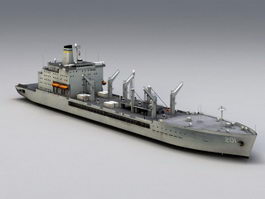 USNS Patuxent Replenishment Oiler 3d model preview