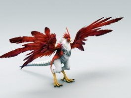 Cockatrice Beast 3d model preview