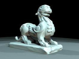 Chinese Pixiu 3d model preview