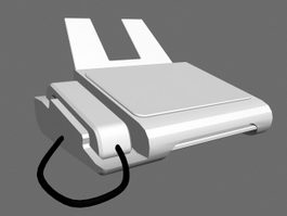 Office Fax Machine 3d model preview