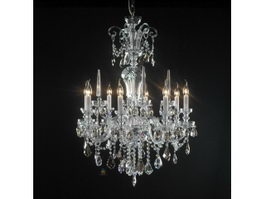 Vintage Crystal Chandelier 3d preview