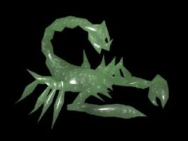 Jade Scorpion 3d preview