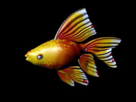 Aquarium Goldfish 3d preview