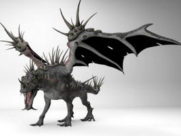 Spiky Dragon 3d preview