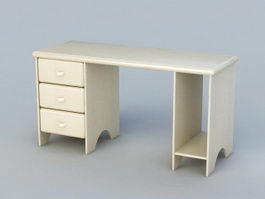 Computer Writing Desk 3d model preview