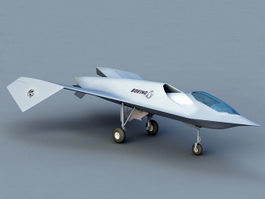Boeing Bird of Prey 3d model preview