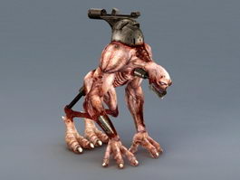 Zombie Monster 3d model preview