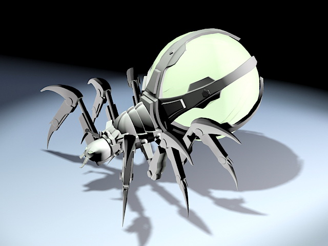 Spider-Mech 3d rendering
