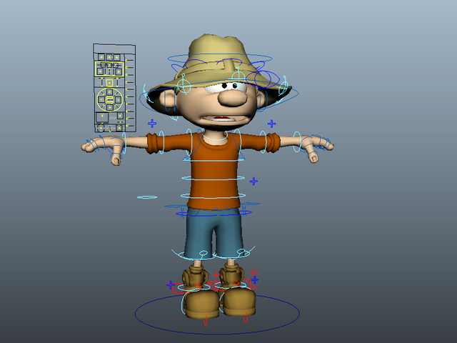 Farm Boy Rigged 3d rendering