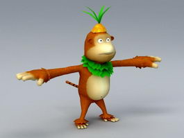 Cartoon Monkey 3d preview