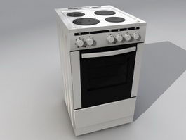 Kitchen Stove And Oven 3d model preview