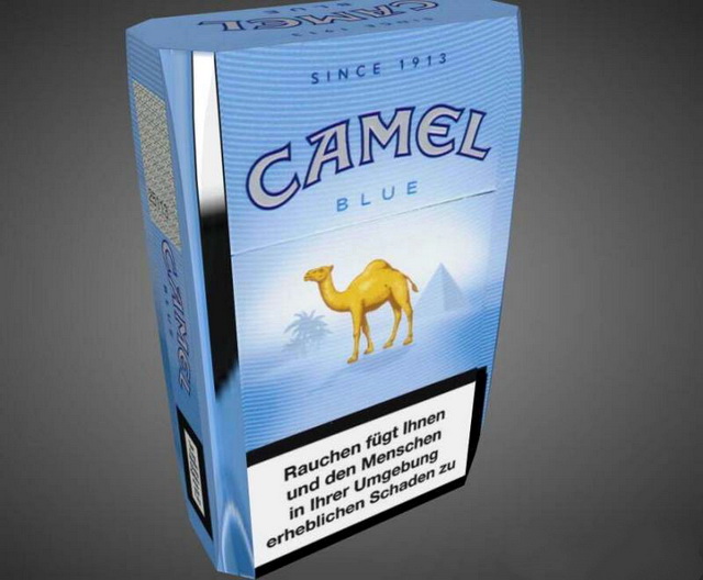 Camel Cigarettes 3d rendering