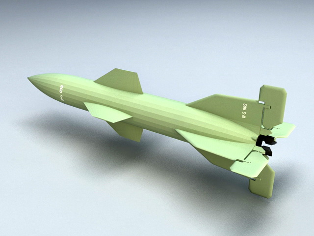Army Missile 3d rendering