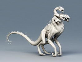 Five-Headed Hydra 3d model preview