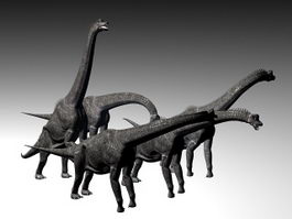 Brachiosaurus Dinosaur 3d model preview