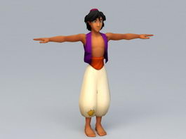 Disney Aladdin Character 3d model preview