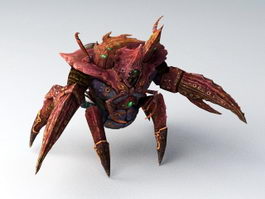 Animated Crab Monster 3d preview