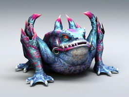 Giant Toad Monster 3d preview