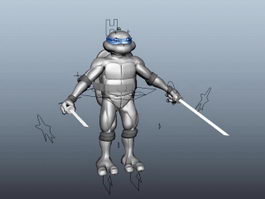 Teenage Mutant Ninja Turtle 3d preview